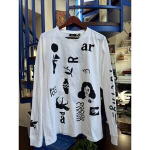 Parra “A Little Pressure” Graphic Long  Sleeve Tee XL NEVER WORN